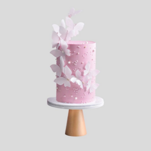 Butterfly Bliss Cream Cake