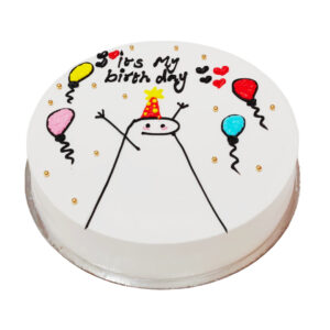 Party Doodle Birthday Cake