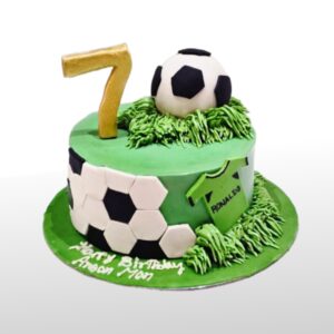 Football Themed birthday Cake