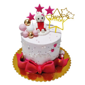 Hello Kitty Star Birthday Cake