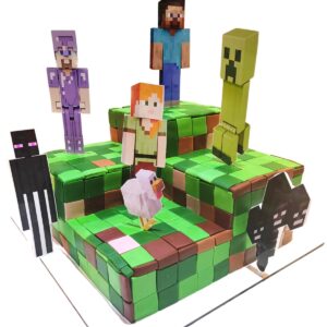 Minecraft Birthday Cake