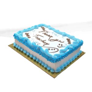 Simple Teacher Appreciation Cake