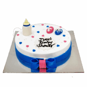 Baby Shower Cake | Custom Blue & Pink Theme