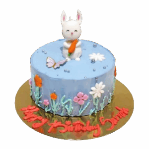 Bunny Themed Birthday Cake for Kids | Cute Animal Cakes for Birthdays