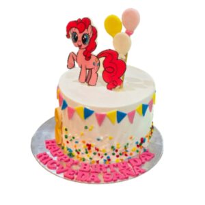 Pink Pony Birthday Cake - Pinky Pie Cake
