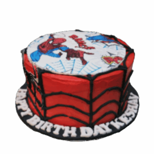 Spiderman Birthday Cake – Kids Custom Superhero Cake