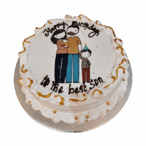 Custom Family Birthday Cake